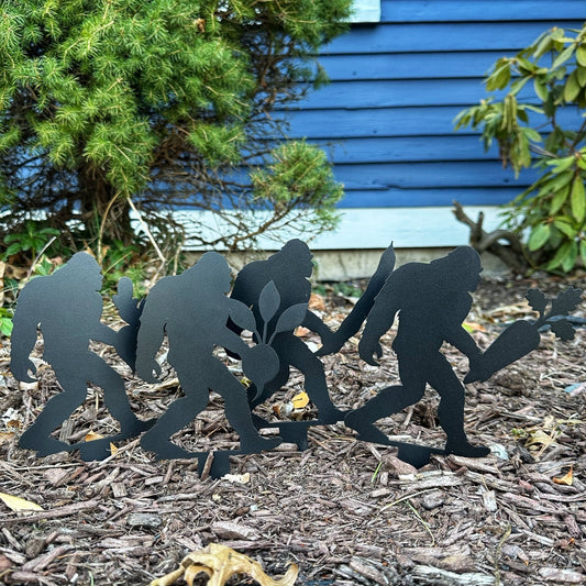 Sasquatch decor in a garden
