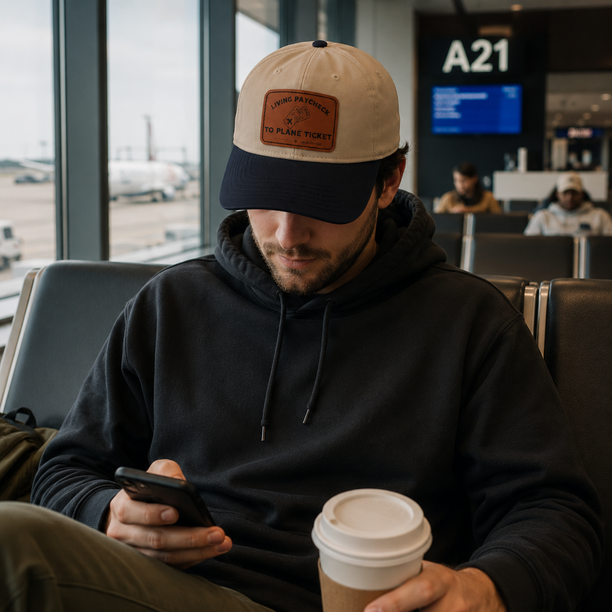 Living Paycheck to Plane Ticket - Traveler's Society Hat