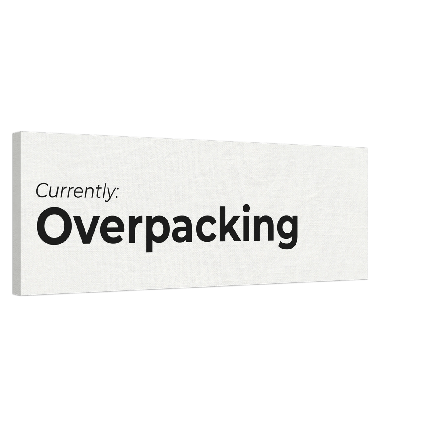 Currently: {Status} Travel Canvas Wall Art - Out of Office Outfitters - Print Material