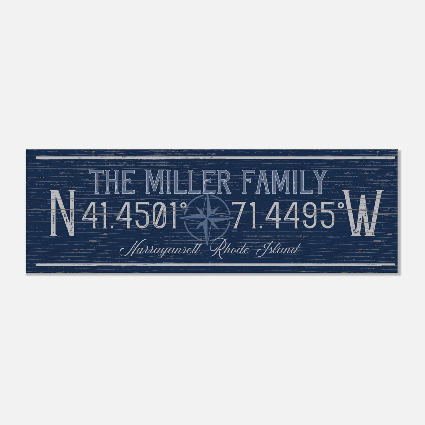 Family Coordinates Canvas Wall Art - Out of Office Outfitters - Print Material