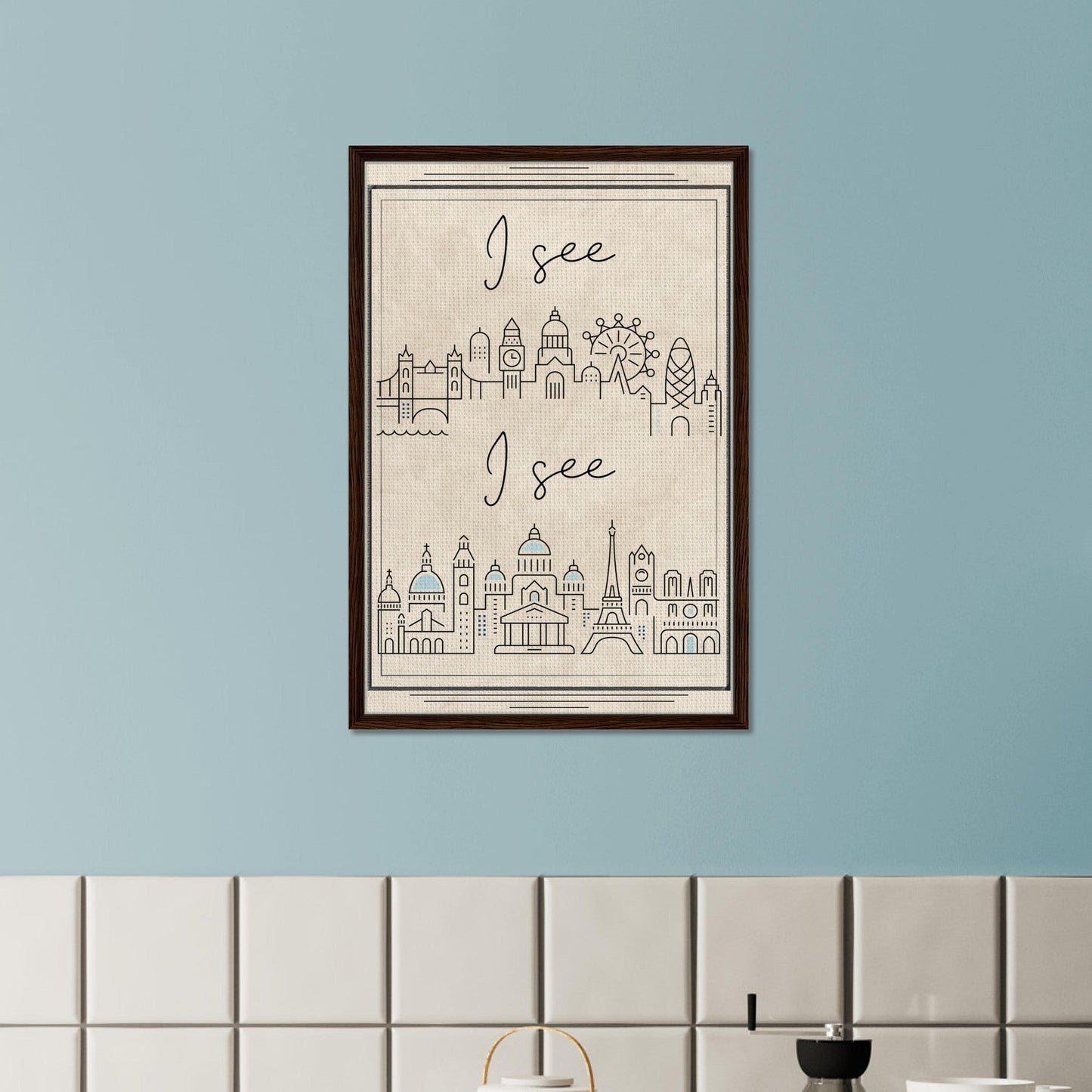 I see... Framed Canvas - Out of Office Outfitters - Print Material