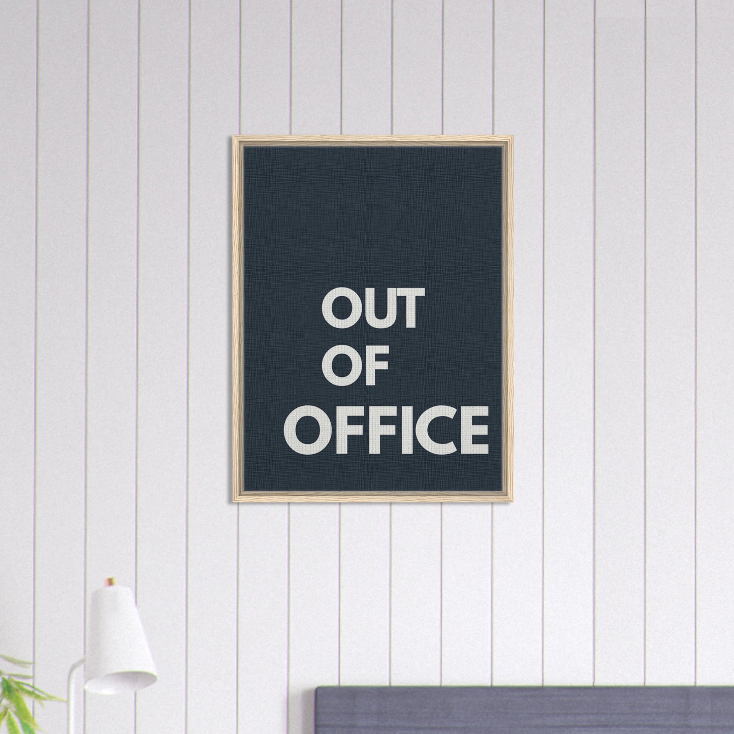 Out of Office Typography Canvas - Out of Office Outfitters - Print Material
