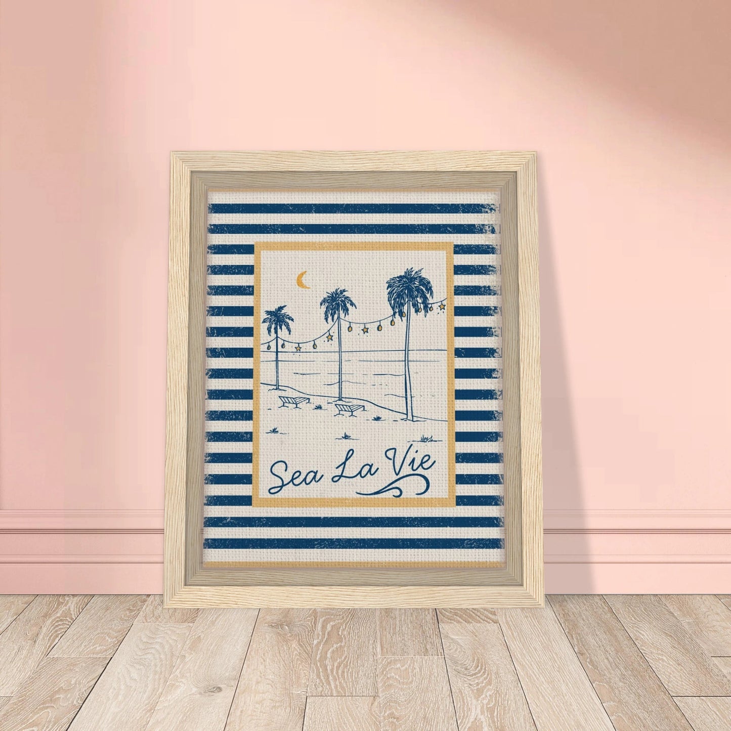 Sea La Vie Coastal Chic Wall Art - Out of Office Outfitters - Print Material
