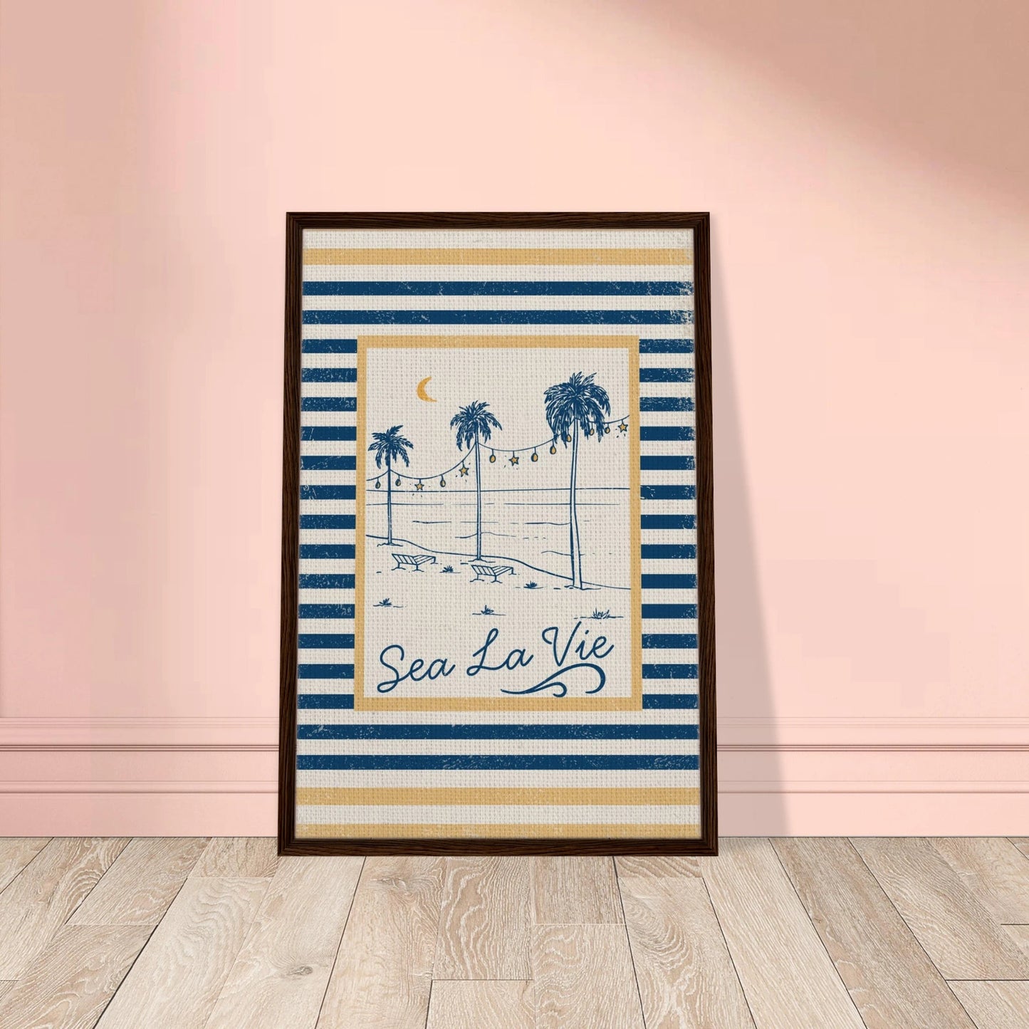 Sea La Vie Coastal Chic Wall Art - Out of Office Outfitters - Print Material