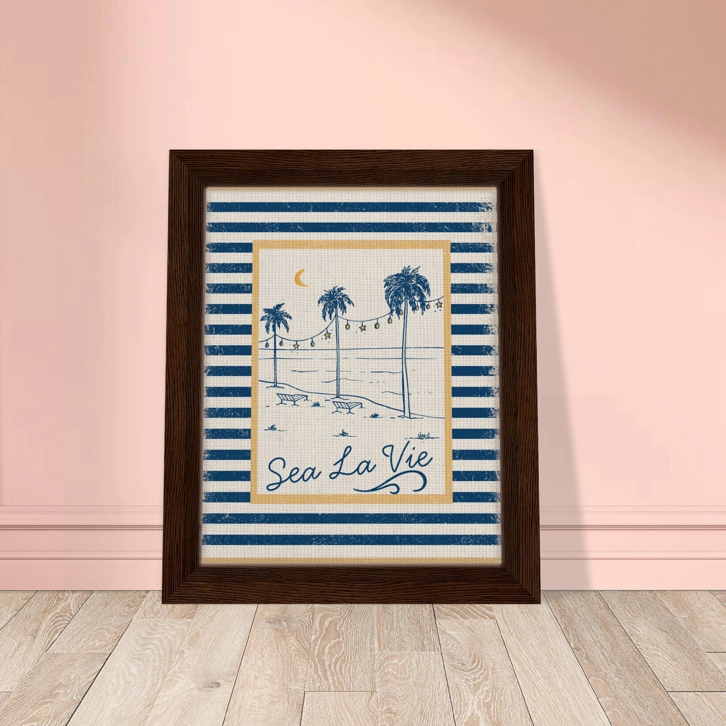 Sea La Vie Coastal Chic Wall Art - Out of Office Outfitters - Print Material