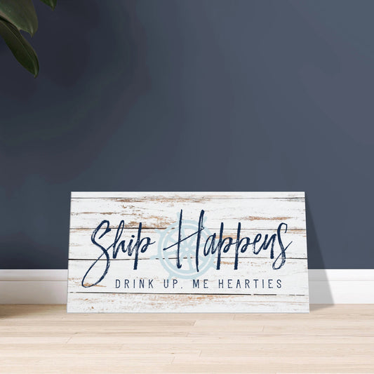 Ship Happens Canvas Wall Art - Out of Office Outfitters - Print Material