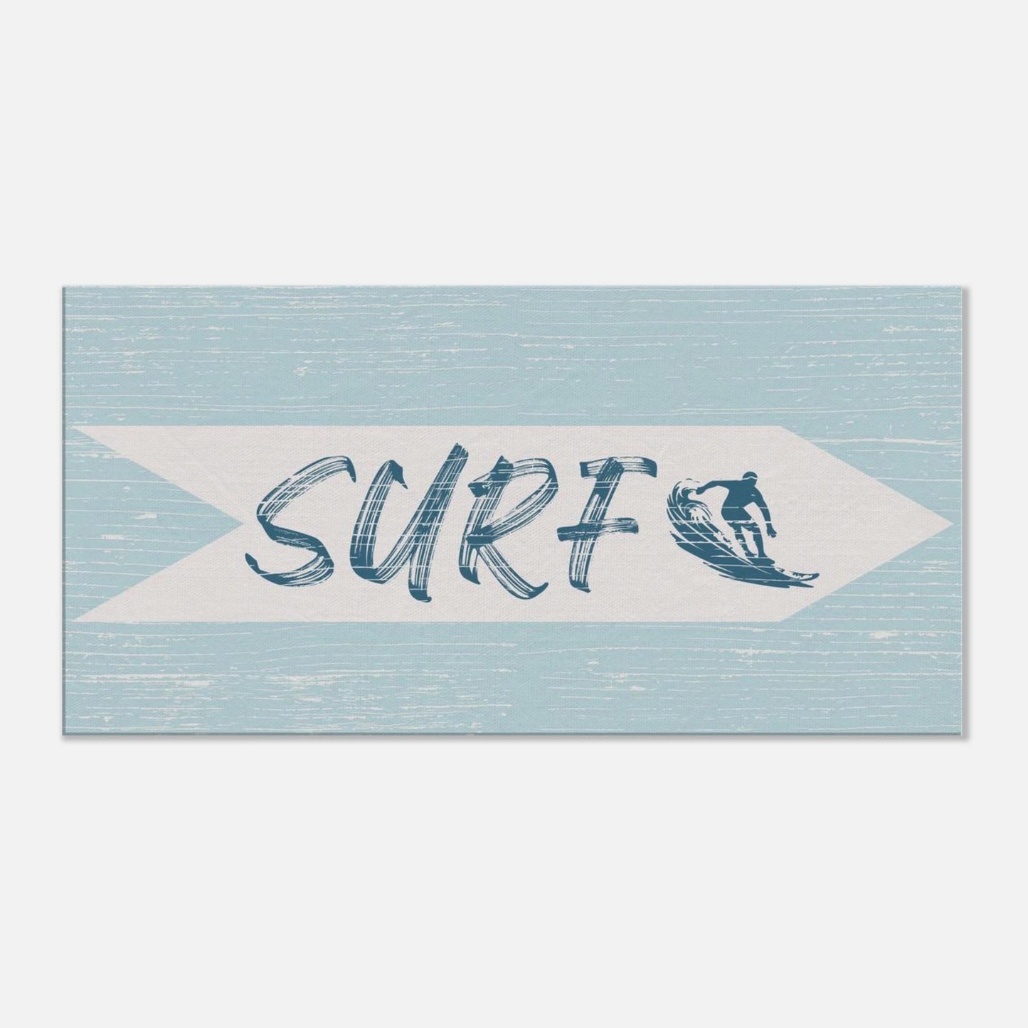 Surf Sign Canvas Wall Art - Out of Office Outfitters - Print Material