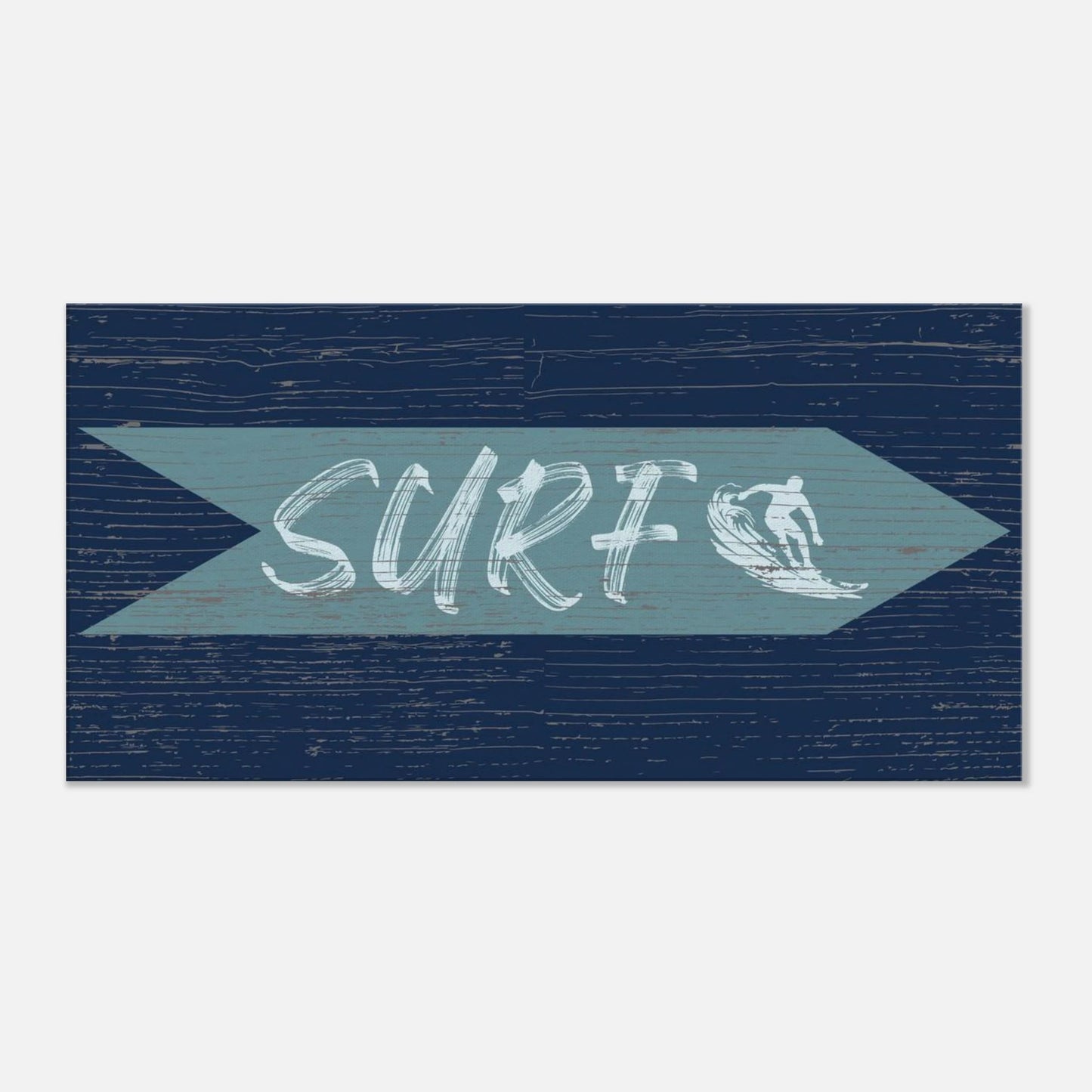 Surf Sign Canvas Wall Art - Out of Office Outfitters - Print Material