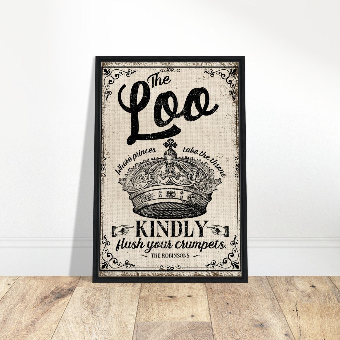 The Loo Framed Canvas - Out of Office Outfitters - Print Material