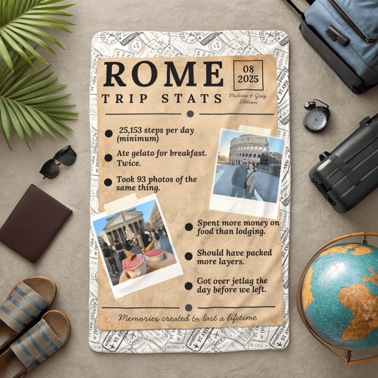 Travel Memory Blankets - The Coziest Vacation Keepsakes - Out of Office Outfitters