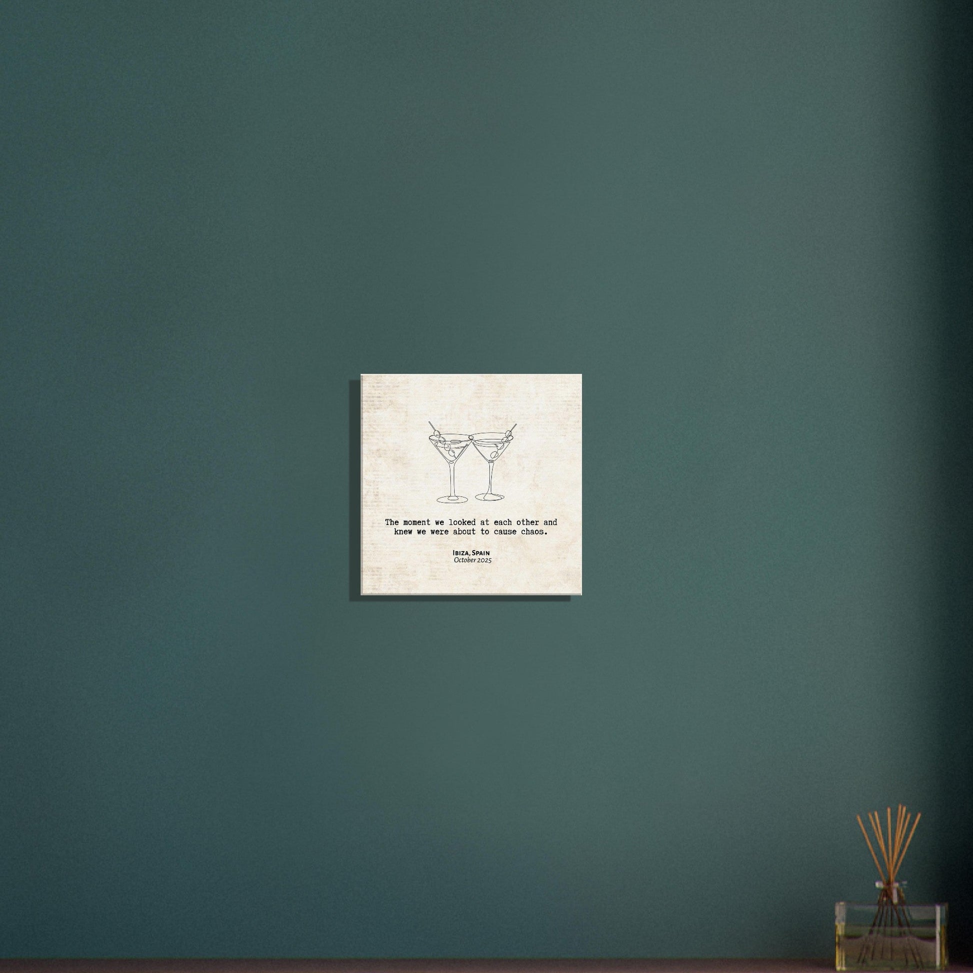 "About to Cause Chaos" - Personalized Travel Micro Memory Canvas - Out of Office Outfitters - 