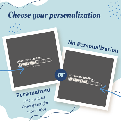 Adventure Loading... Blanket - Woven Keepsake Travel Memory Throw - Out of Office Outfitters - Home Decor