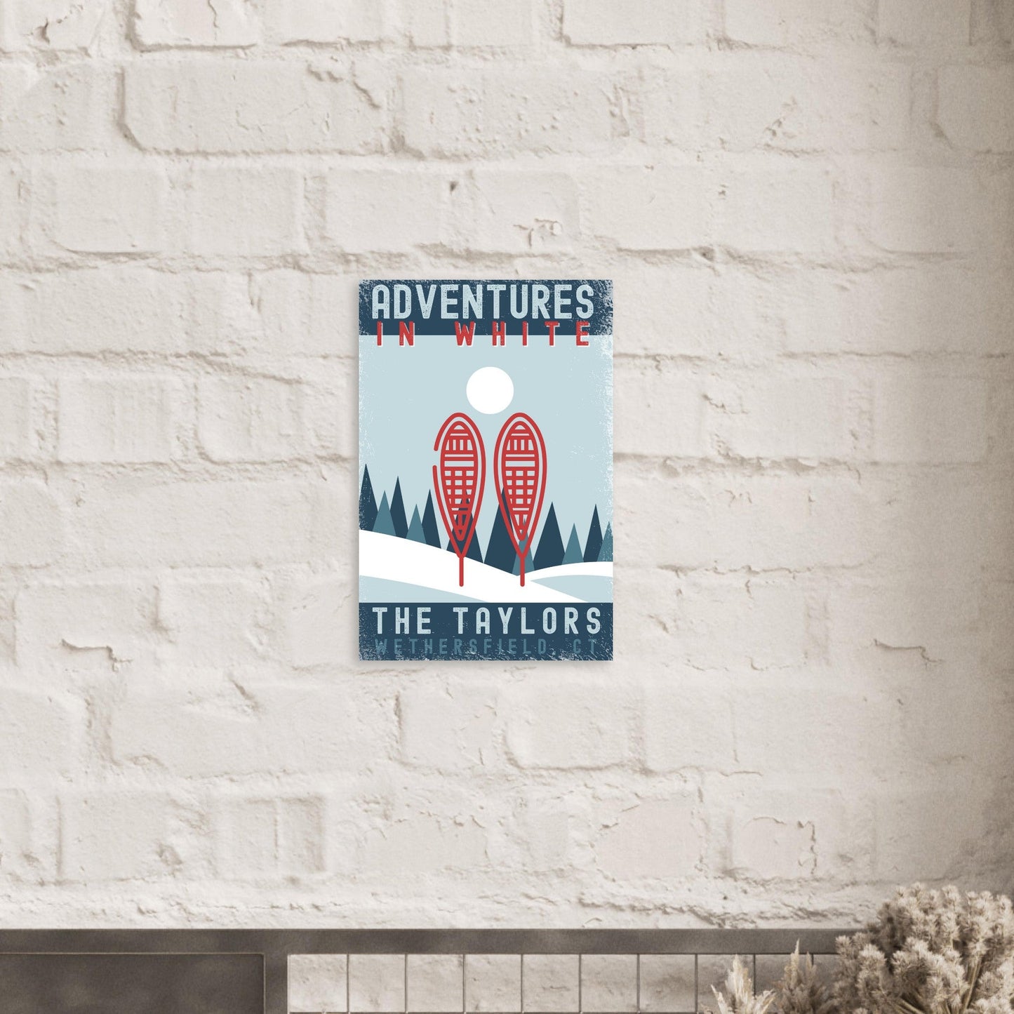 Adventures in White Poster - Out of Office Outfitters - Print Material