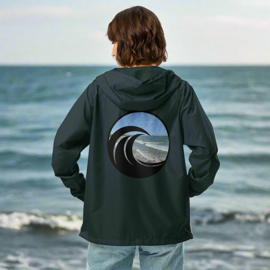 All is Swell Jacket | Surfing Themed Unisex Lightweight Windbreaker Jacket - Out of Office Outfitters -