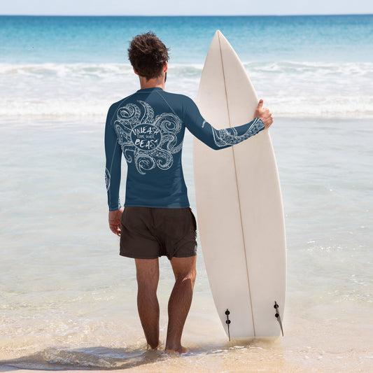 Beast Mode Rash Guard | Surfer Vibes Men's Swim Shirt - Out of Office Outfitters -