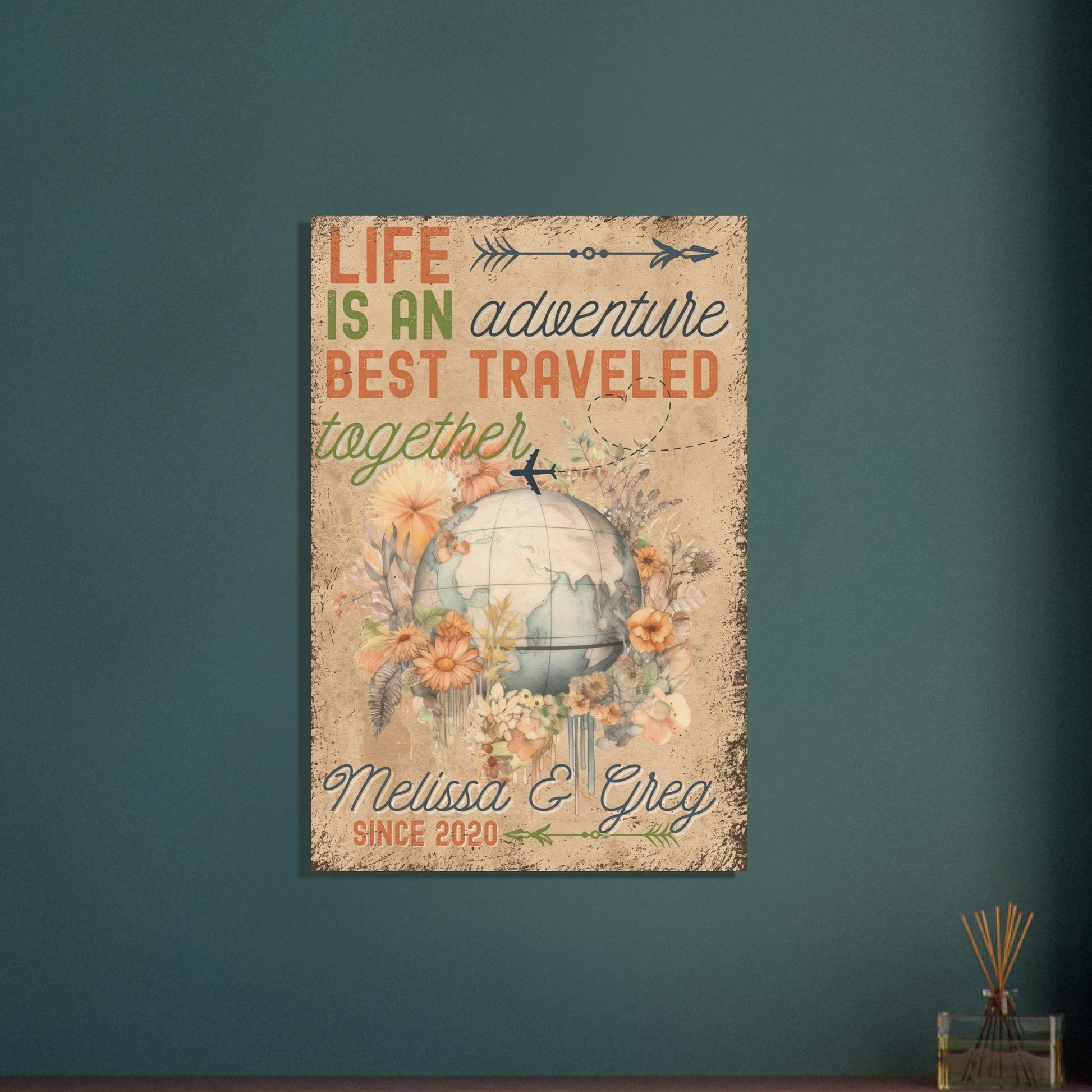 Best Traveled Together Poster - Out of Office Outfitters - Print Material