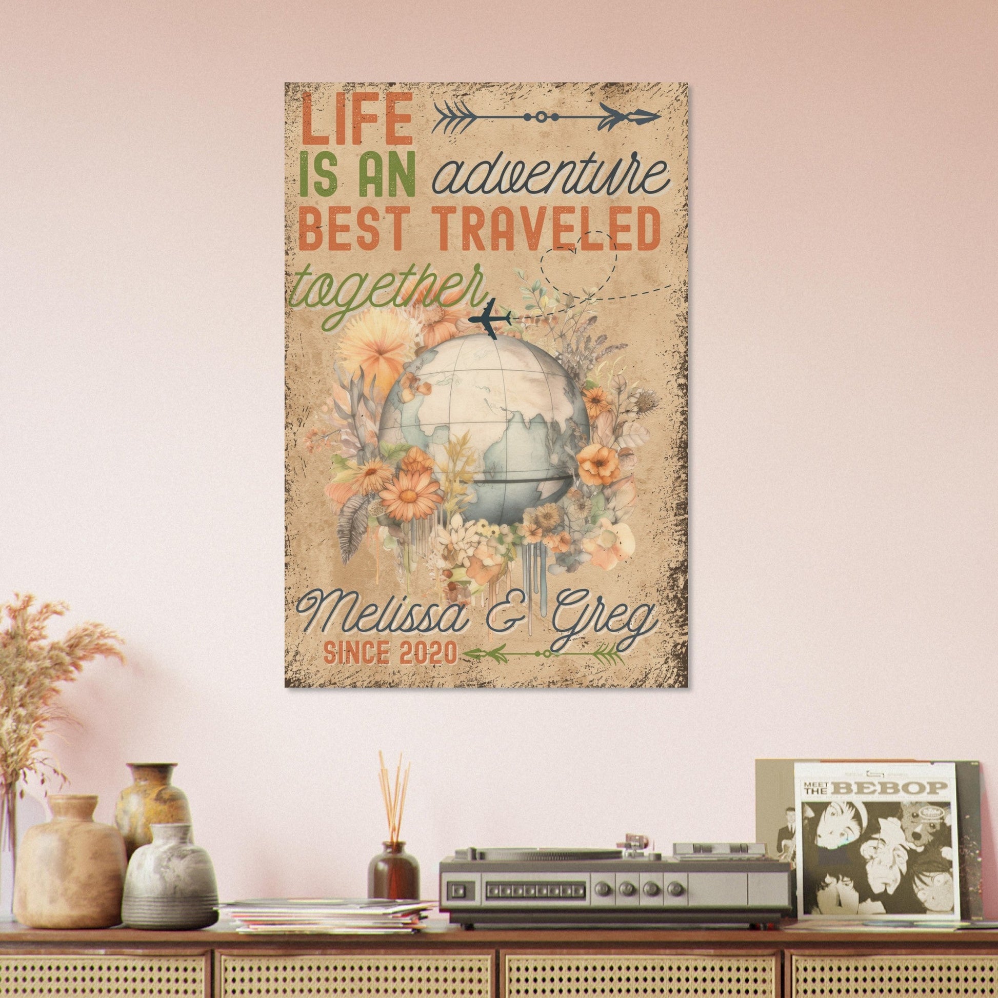 Best Traveled Together Poster - Out of Office Outfitters - Print Material