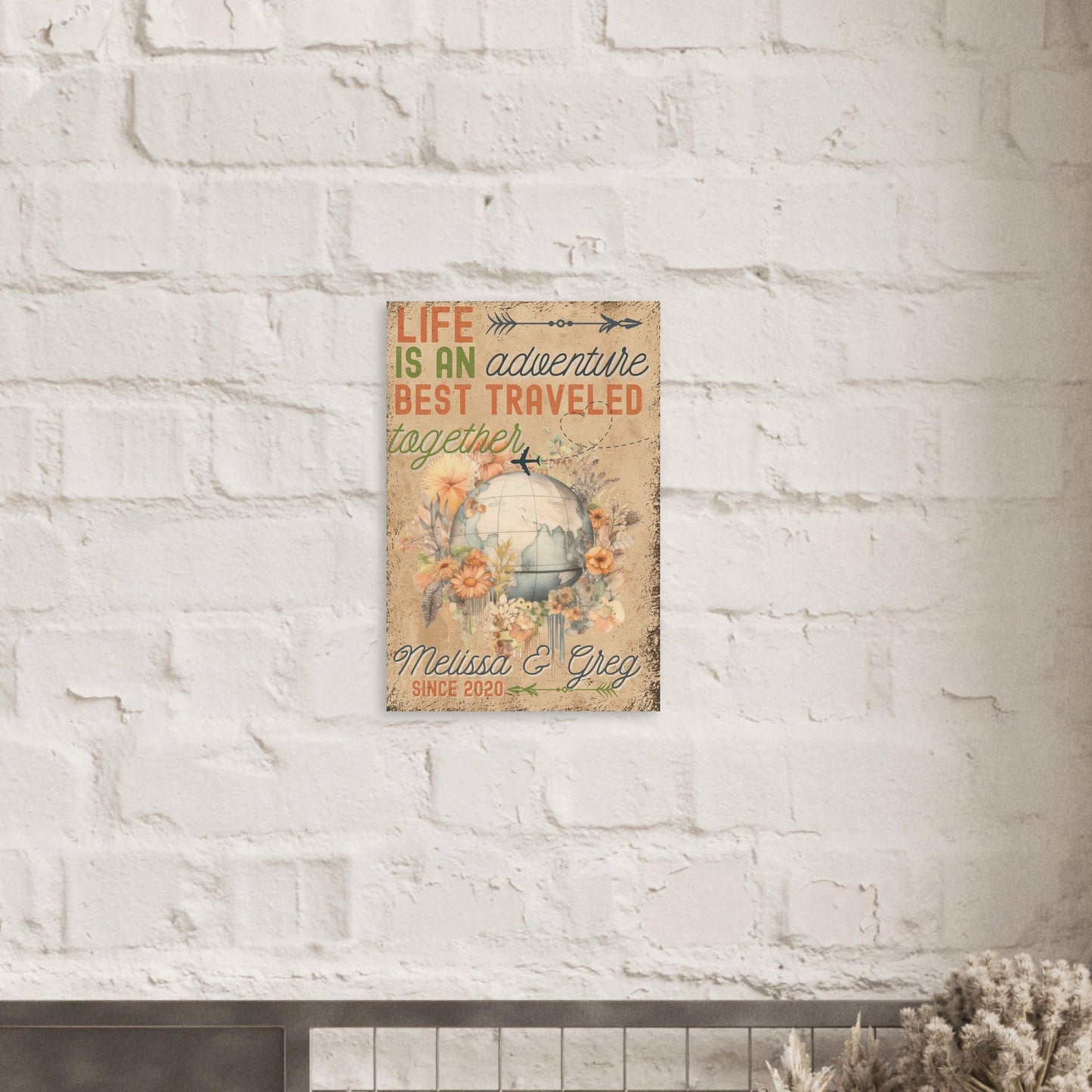 Best Traveled Together Poster - Out of Office Outfitters - Print Material