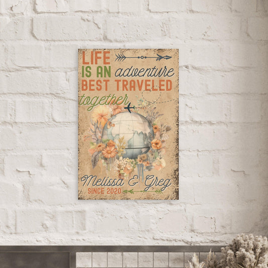 Best Traveled Together Poster - Out of Office Outfitters - Print Material