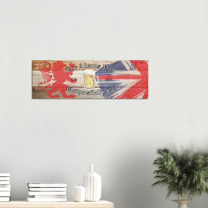 British Pub Sign Canvas - Out of Office Outfitters - Print Material