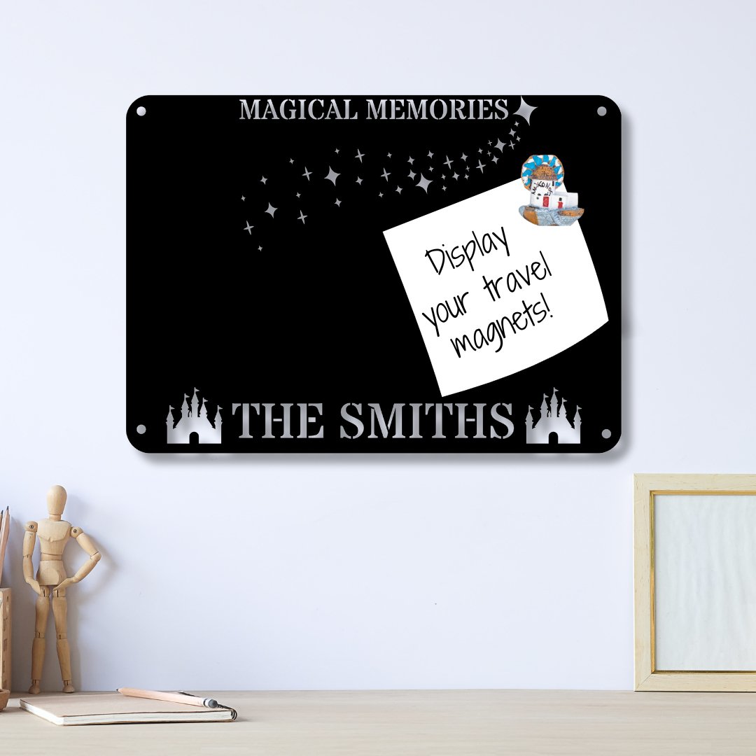 Castle Memories Magnet Board - Out of Office Outfitters - Die - Cut Sign