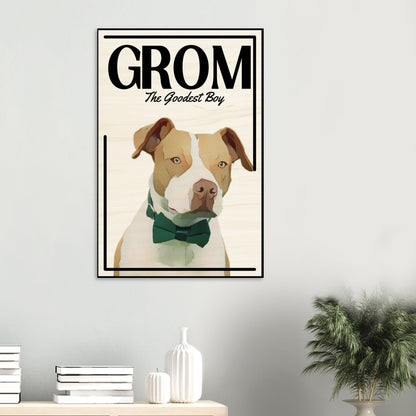 Celebrate Your Pup Wood Print - Out of Office Outfitters - Print Material