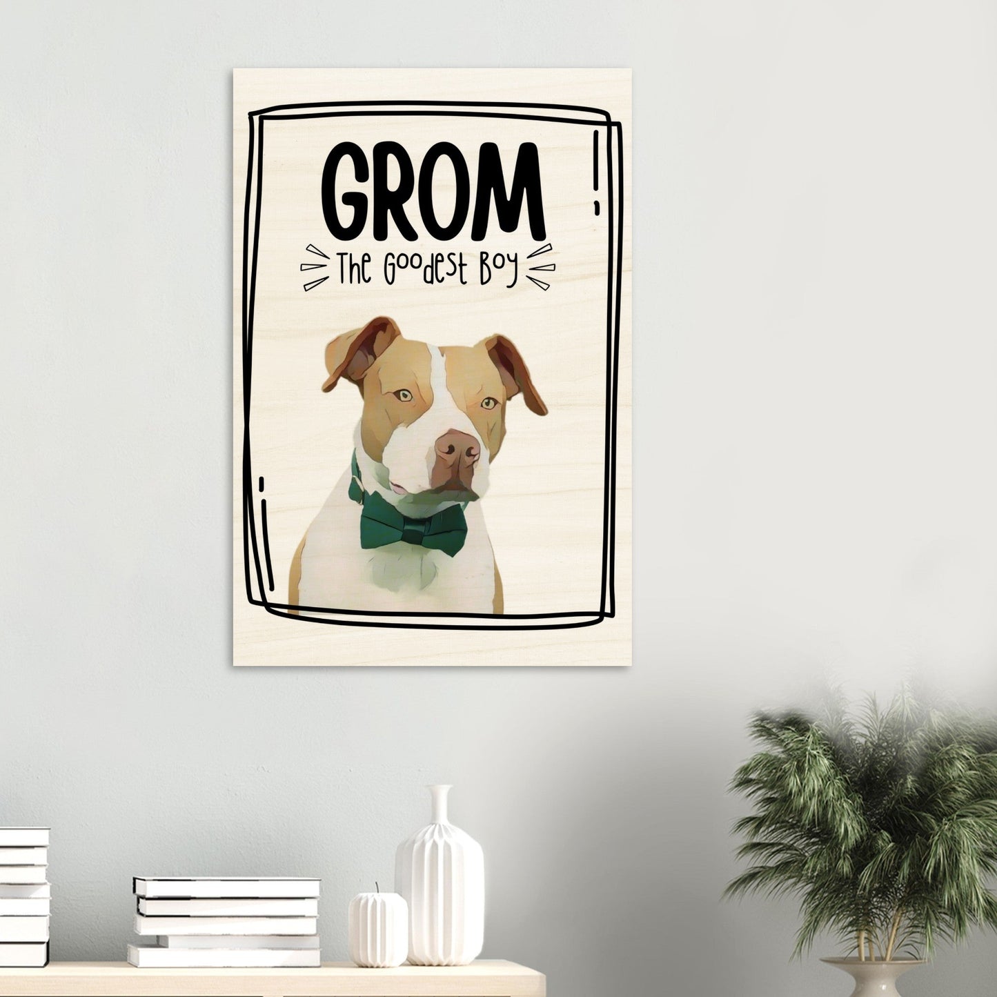 Celebrate Your Pup Wood Print - Out of Office Outfitters - Print Material