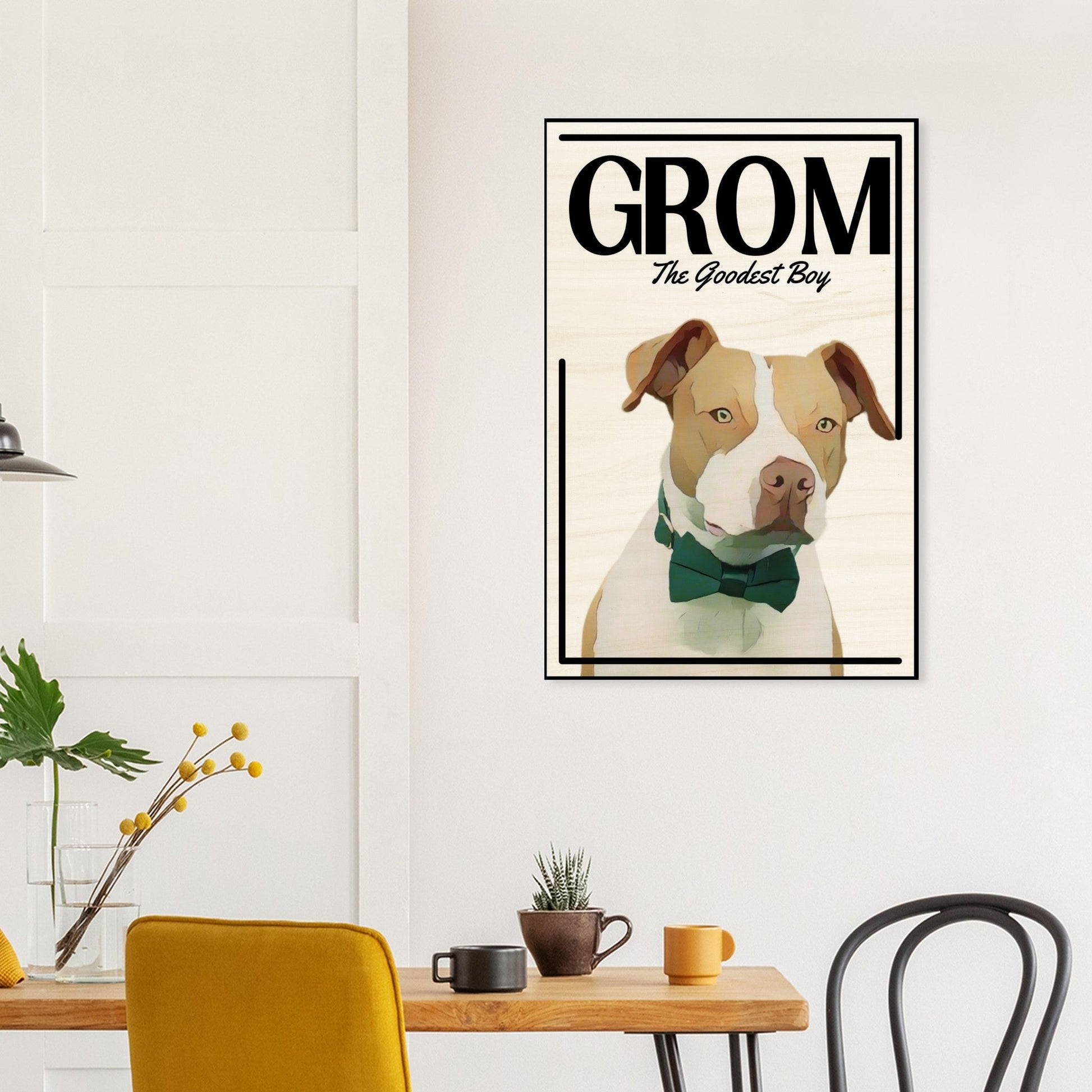 Celebrate Your Pup Wood Print - Out of Office Outfitters - Print Material