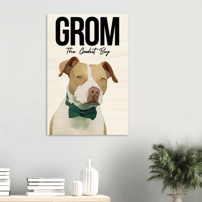 Celebrate Your Pup Wood Print - Out of Office Outfitters - Print Material