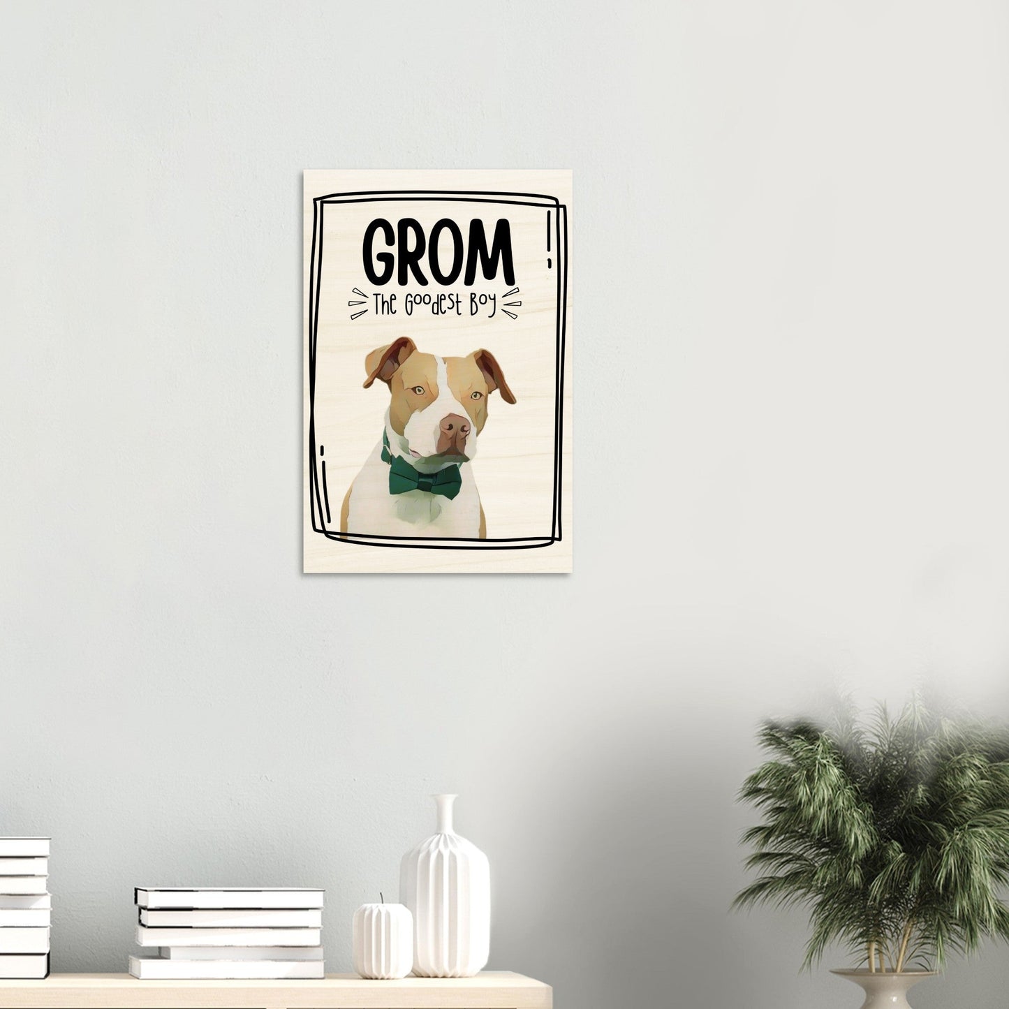 Celebrate Your Pup Wood Print - Out of Office Outfitters - Print Material