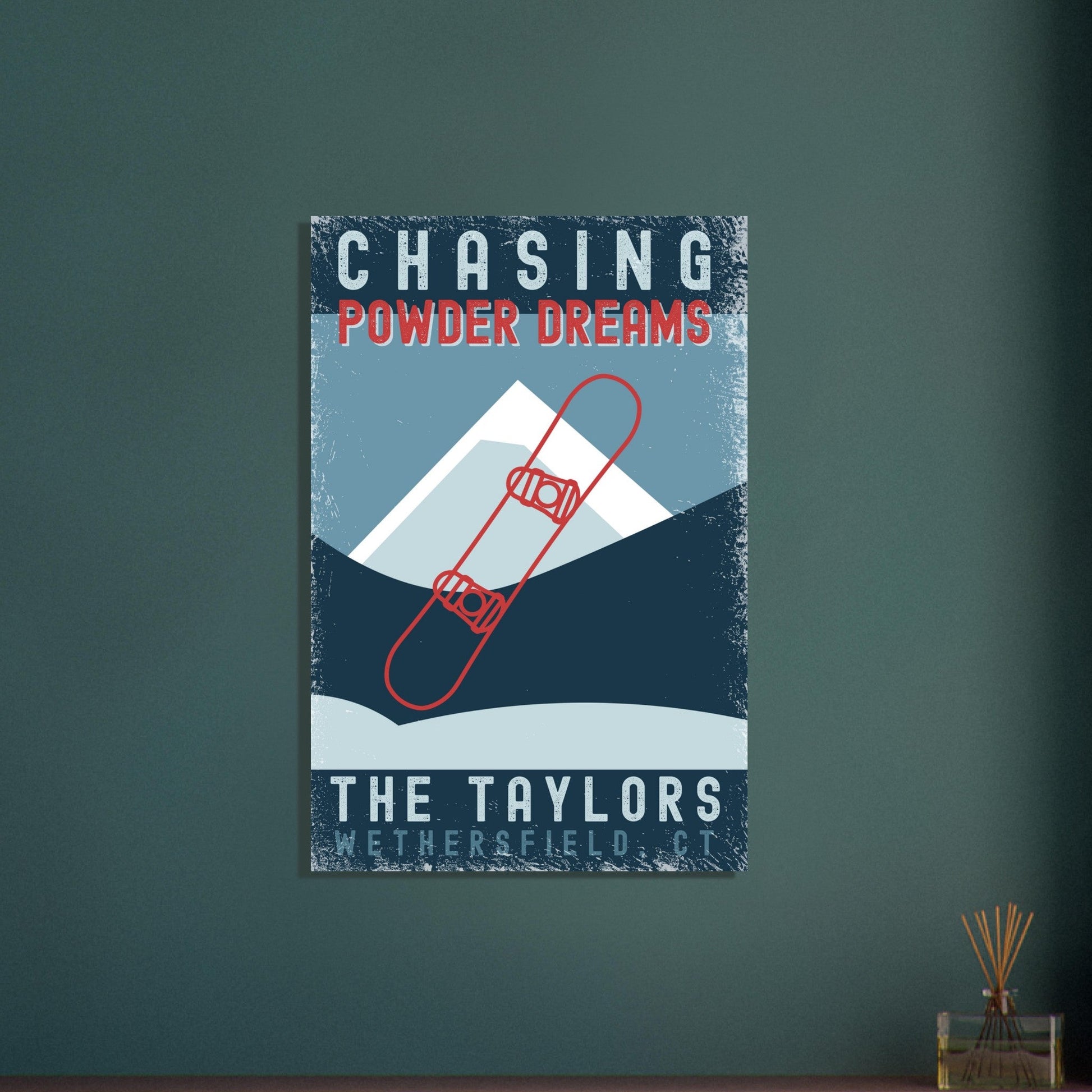 Chasing Powder Dreams Poster - Out of Office Outfitters - Print Material