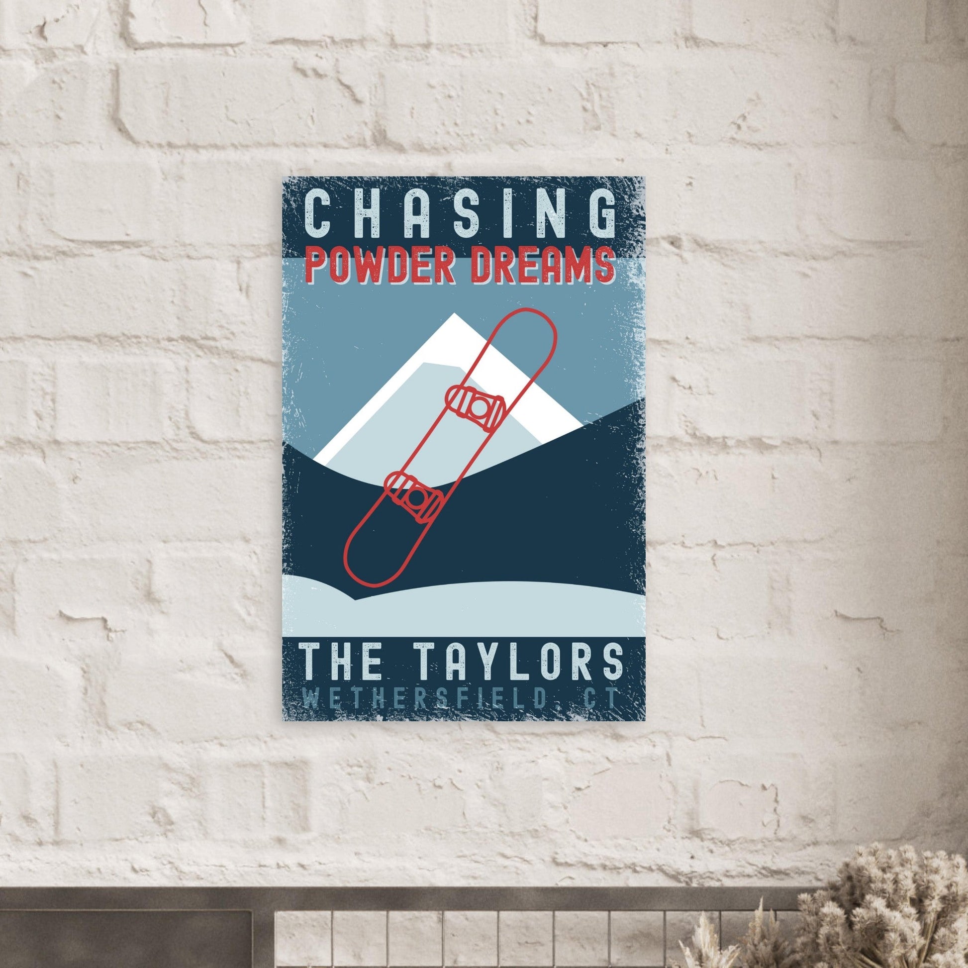 Chasing Powder Dreams Poster - Out of Office Outfitters - Print Material