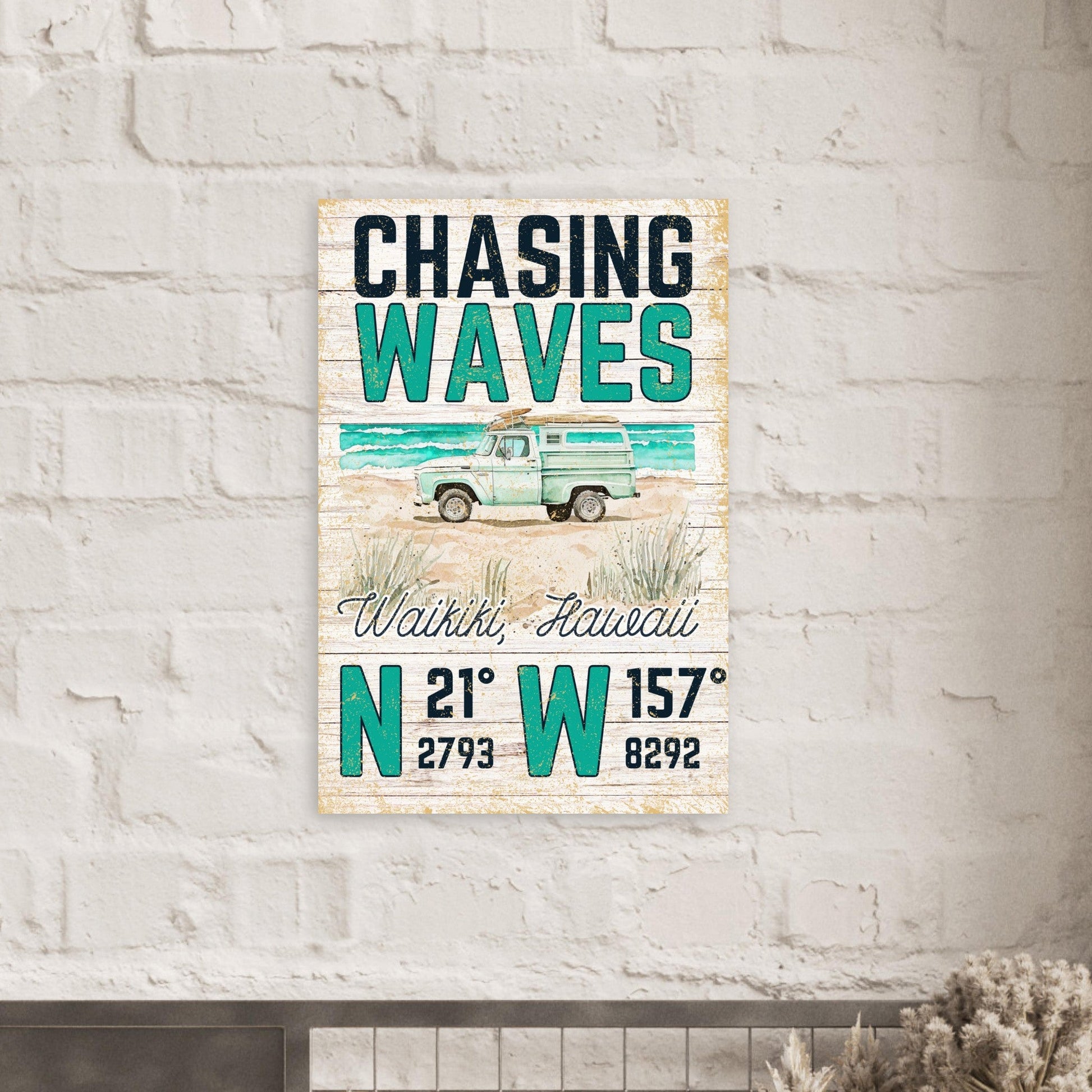 Chasing Waves Poster - Out of Office Outfitters - Print Material