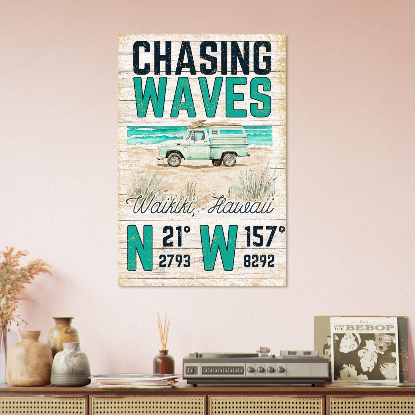 Chasing Waves Poster - Out of Office Outfitters - Print Material