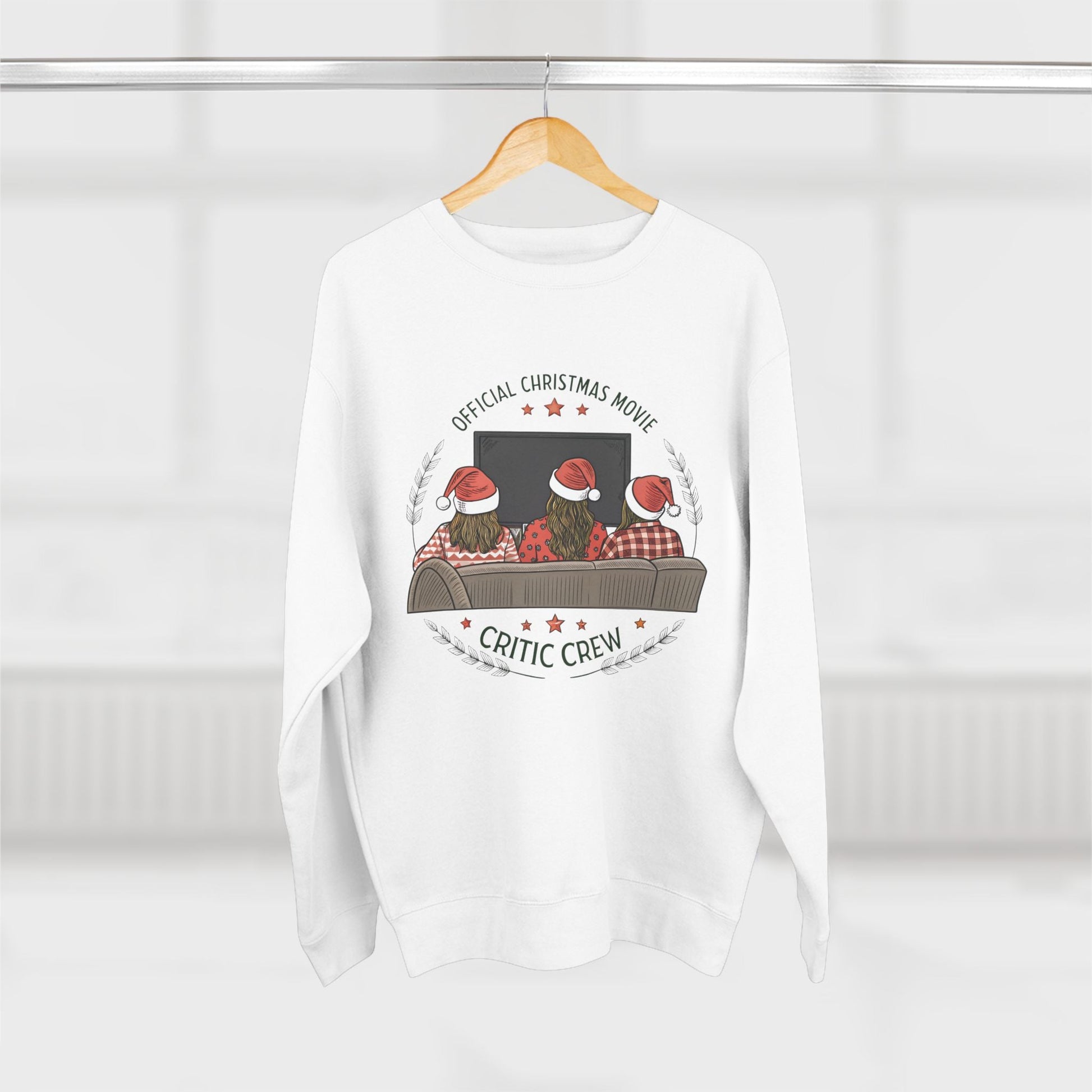 Christmas Movie Critic Crew Sweatshirt - Out of Office Outfitters - Sweatshirt