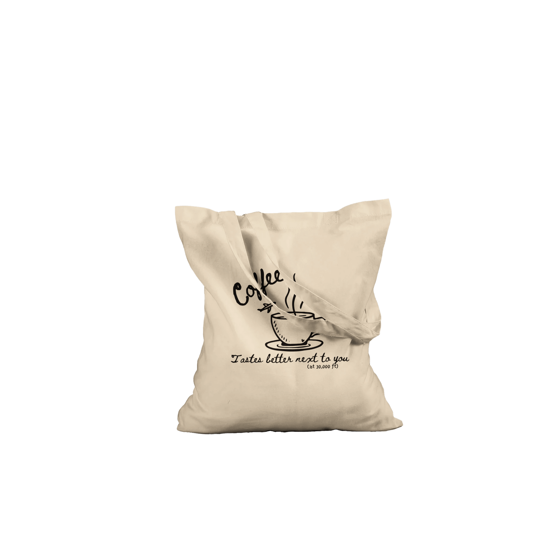 Coffee Tastes Better With You Crew Only Tote - Out of Office Outfitters - Print Material