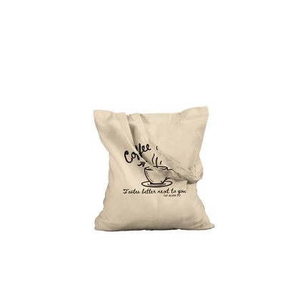 Coffee Tastes Better With You Crew Only Tote - Out of Office Outfitters - Print Material