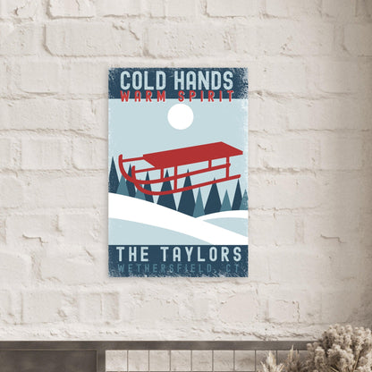 Cold Hands, Warm Spirit Poster - Out of Office Outfitters - Print Material