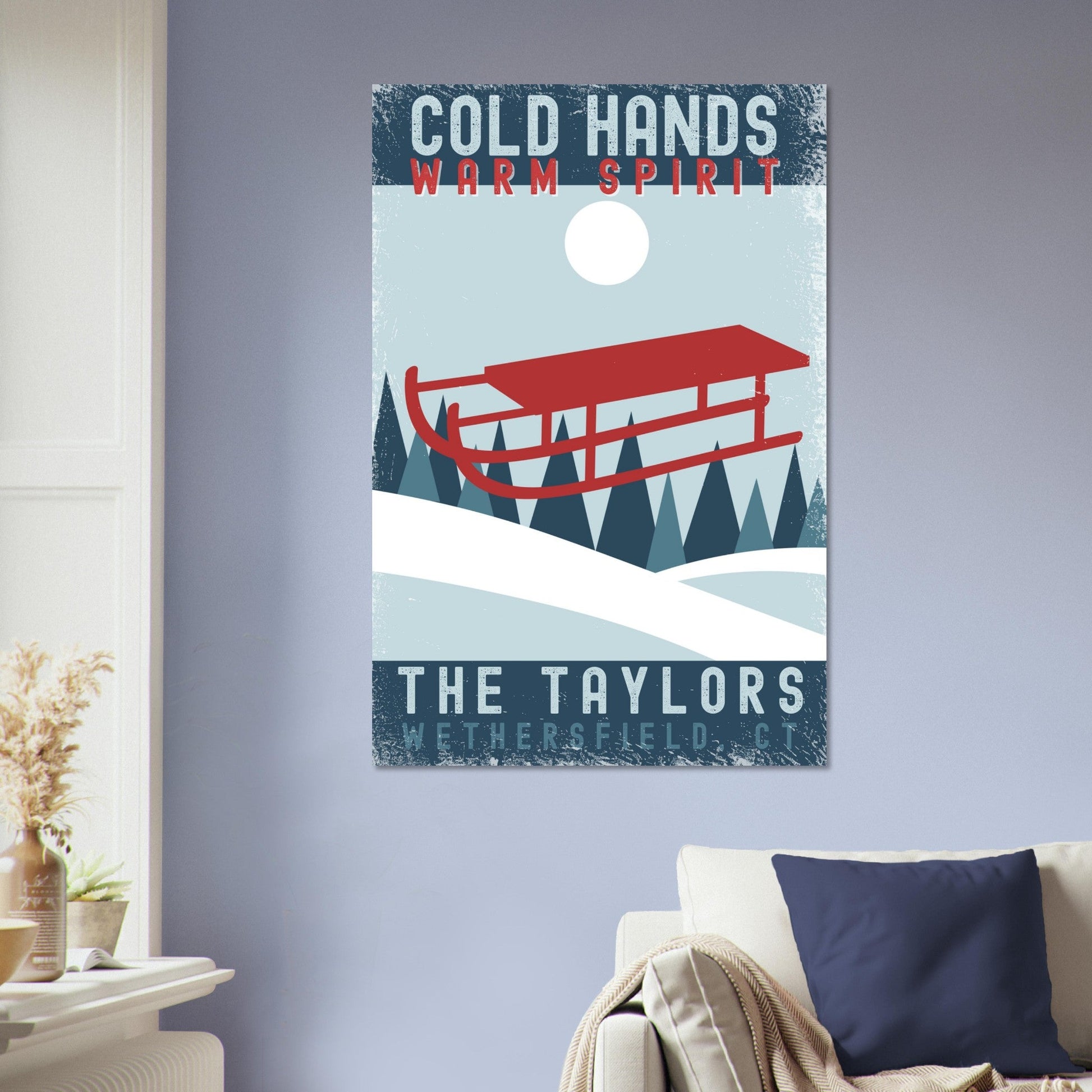 Cold Hands, Warm Spirit Poster - Out of Office Outfitters - Print Material