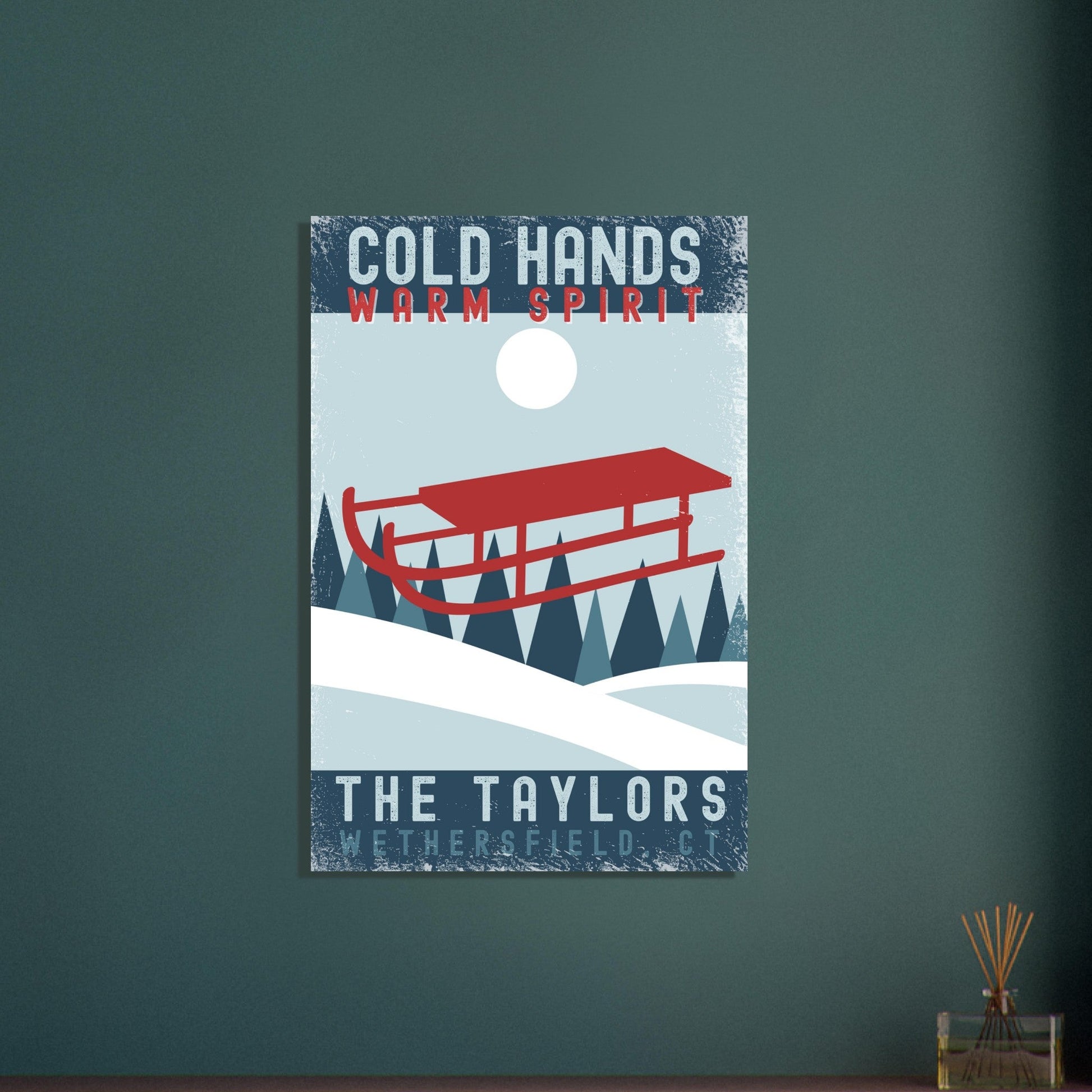 Cold Hands, Warm Spirit Poster - Out of Office Outfitters - Print Material