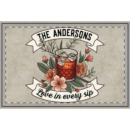 Confetti Conspiracy Signature Cocktail Personalized Large Serving Tray - Out of Office Outfitters - Home Decor