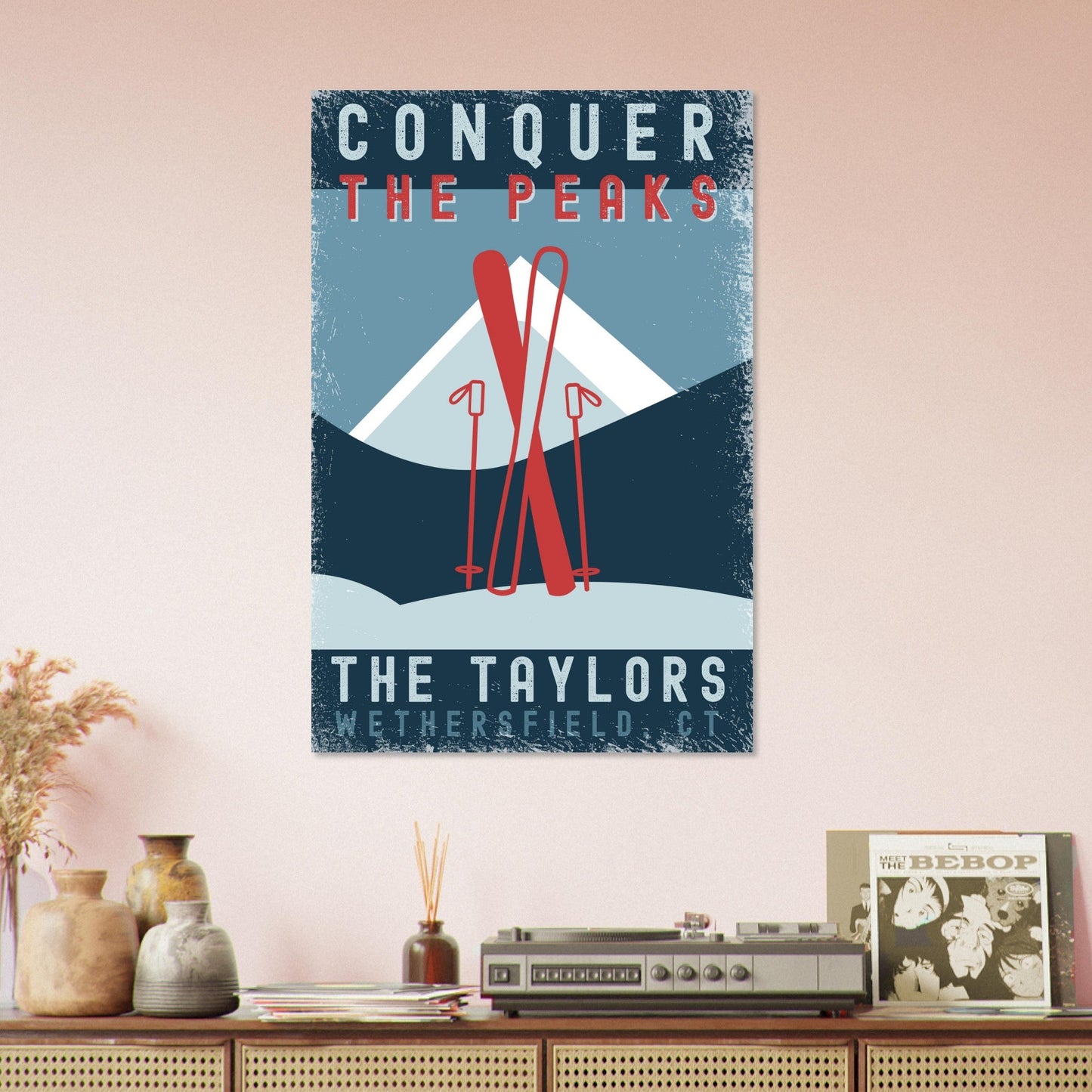 Conquer the Peaks Poster - Out of Office Outfitters - Print Material