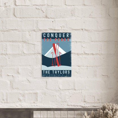 Conquer the Peaks Poster - Out of Office Outfitters - Print Material