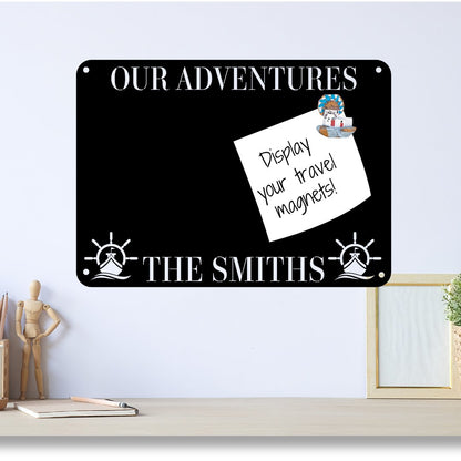 Cruise Adventures Magnet Board - Out of Office Outfitters - Die - Cut Sign