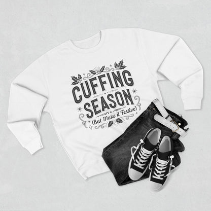 Cuffing Season Christmas Sweatshirt - Out of Office Outfitters - Sweatshirt