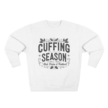 Cuffing Season Christmas Sweatshirt - Out of Office Outfitters - Sweatshirt