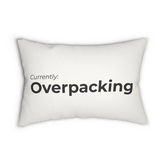 Currently... Travel Lifestyle Status Decorative Lumbar Pillow - Out of Office Outfitters - Home Decor