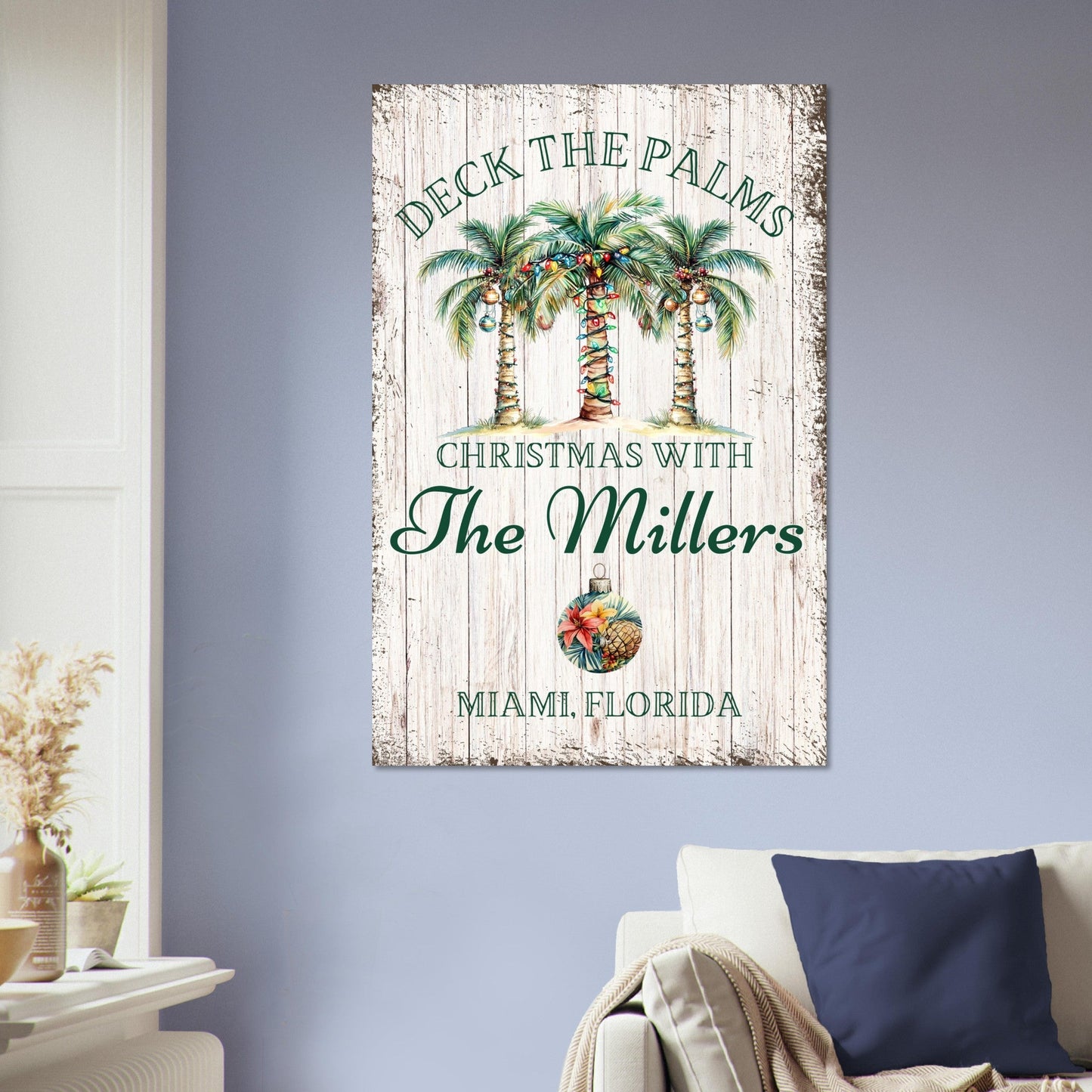 Deck the Palms Poster - Out of Office Outfitters - Print Material