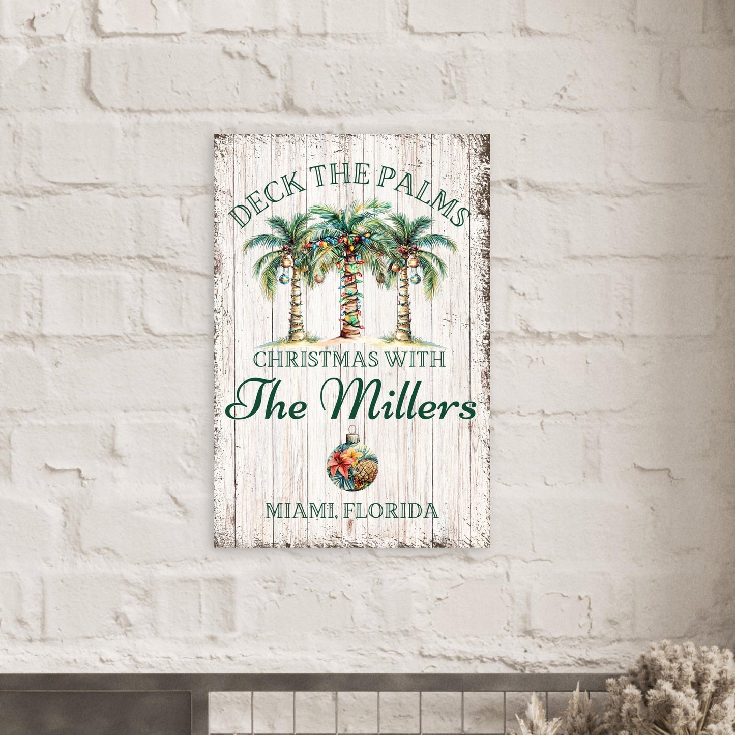 Deck the Palms Poster - Out of Office Outfitters - Print Material