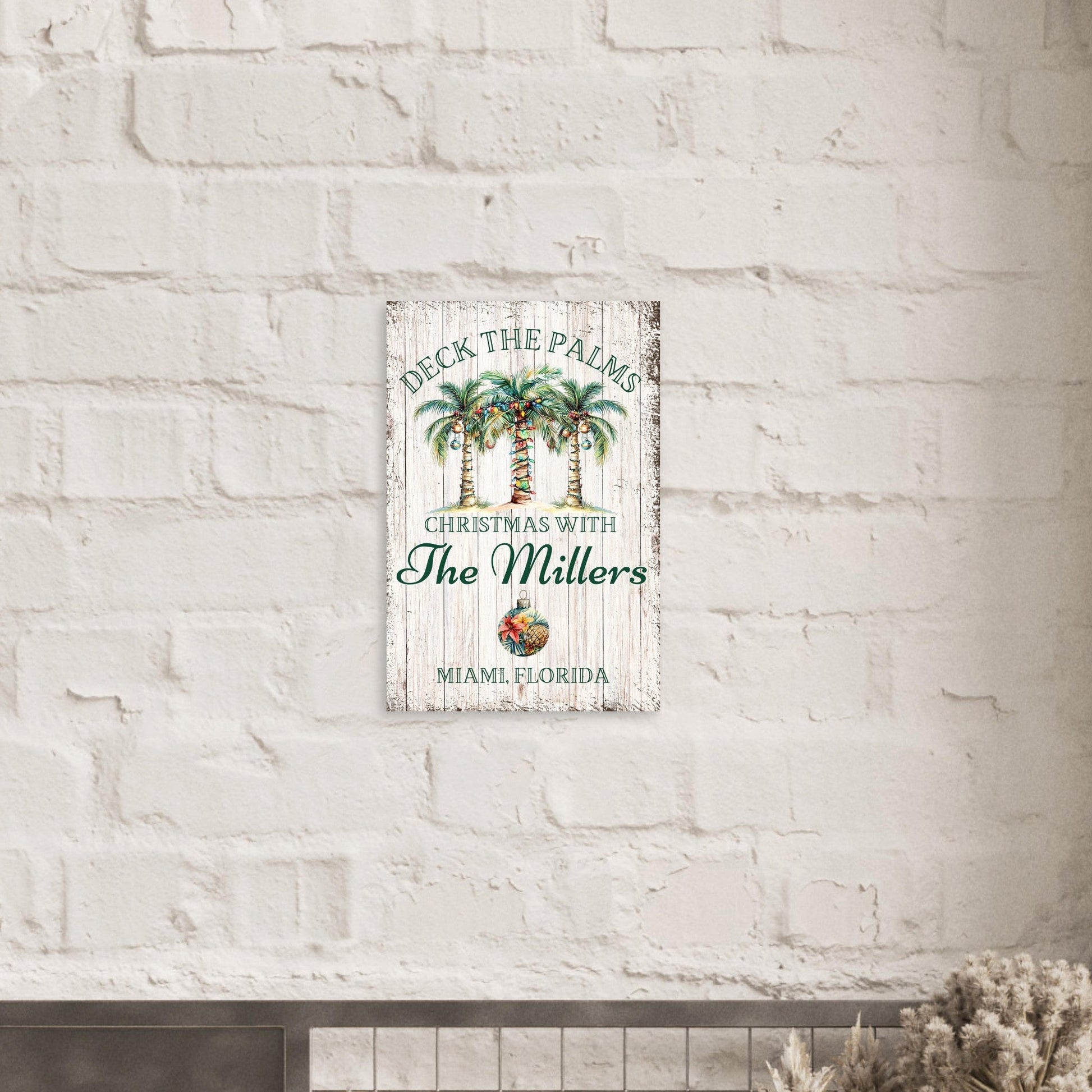 Deck the Palms Poster - Out of Office Outfitters - Print Material